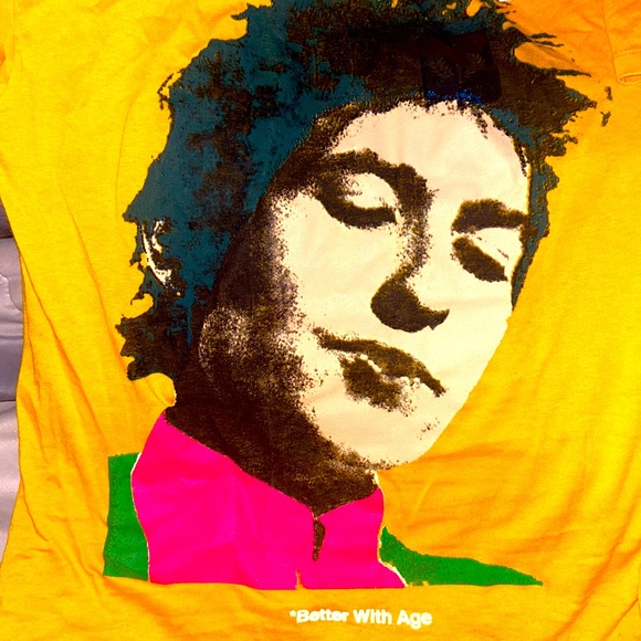 Yellow Large Uncle Bobby better with Age t shirt - Picture 1 of 4